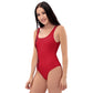 LEGACY One-Piece Swimsuit - Red | Black Lettering
