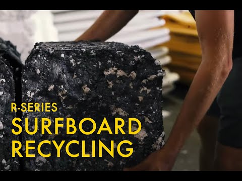 Load video: When you&#39;re squeezed all the stoke out of your R-Series board, send it back to Almond Surfboards and they will give you a discount on a new one and ensure that your well-loved board gets recycled instead of trashed.