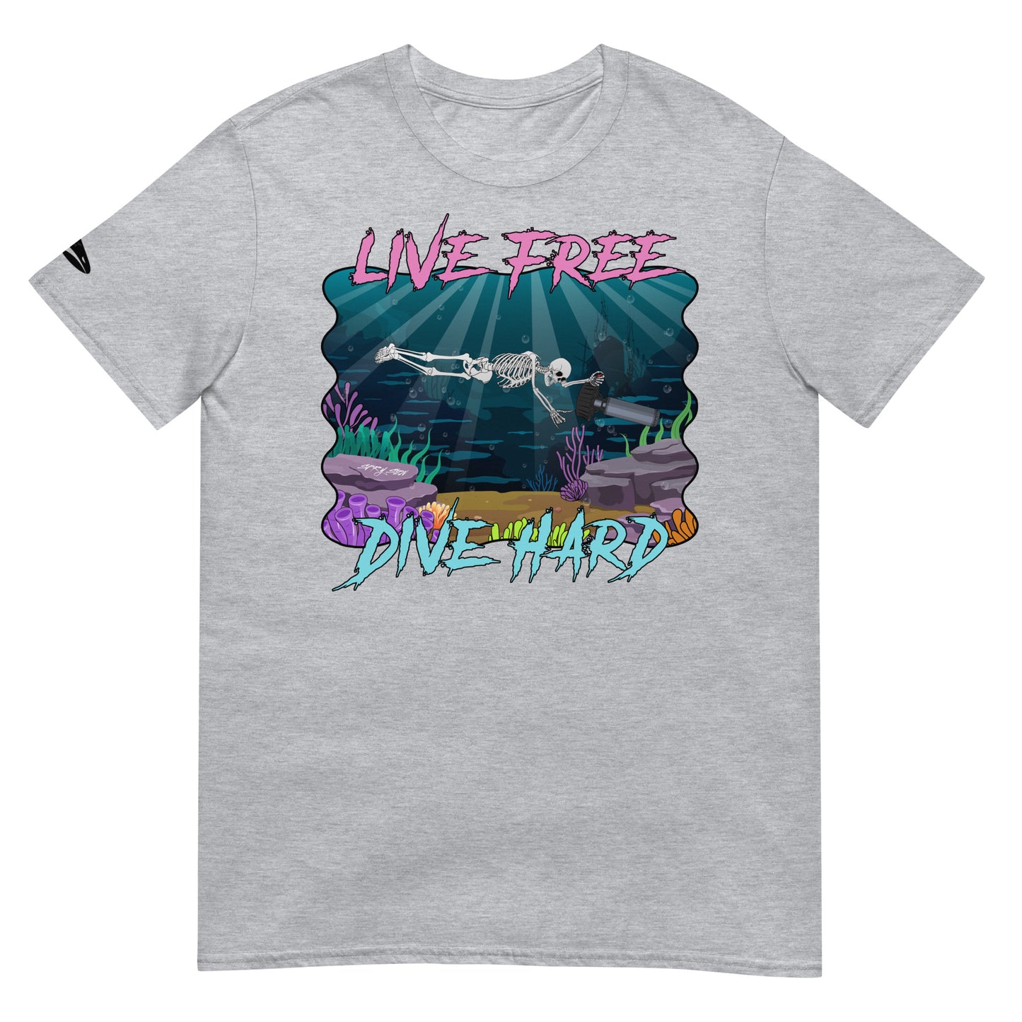 Graphic T - Live Free Dive Hard