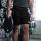LEGACY Men's Recycled Athletic Shorts - Black | White Shark