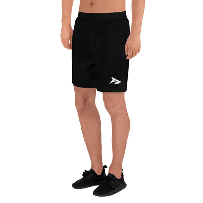 LEGACY Men's Recycled Athletic Shorts - Black | White Shark